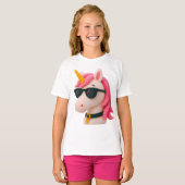 super soft unicorn-style plush style tシャツ (正面フル)