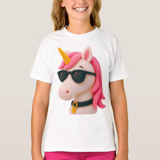 super soft unicorn-style plush style tシャツ