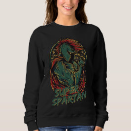 Super Spartan Warrior Helmet Ancient Greek Vintage スウェットシャツ