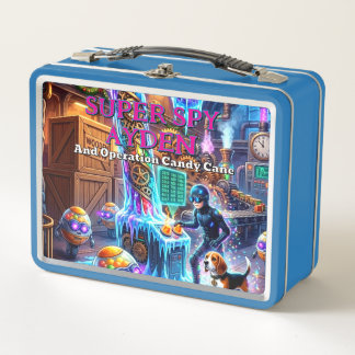 Super Spy Ayden | Custom Print | Lunch Box メタルランチボックス
