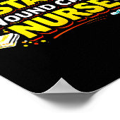 Super star wound care nurse medical pride hero  ポスター (角)