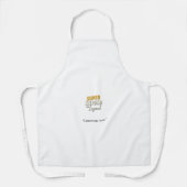 Super Step Dad the Legend Apron – BBQ Gift エプロン (正面)