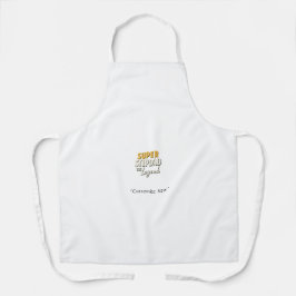 Super Step Dad the Legend Apron – BBQ Gift エプロン
