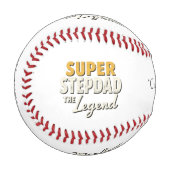 Super Step Dad the Legend Baseballs 野球ボール (正面左)