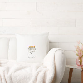 Super Step Dad the Legend Pillow – Heartfelt Gift クッション