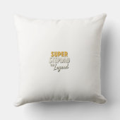 Super Step Dad the Legend Pillow – Heartfelt Gift クッション (裏面)