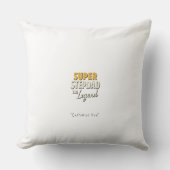 Super Step Dad the Legend Pillow – Heartfelt Gift クッション (正面)