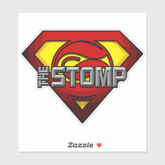 Super STOMP Custom-Cut Vinyl Sticker シール (シート)