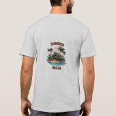 Super Summer Good Skeleton Surfer Design Tシャツ (裏面)