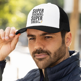 Super Teacher By Day Funny Teacher キャップ