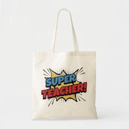 Super Teacher Comic Style トートバッグ