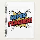 Super Teacher Comic Style プランナー手帳 (正面)