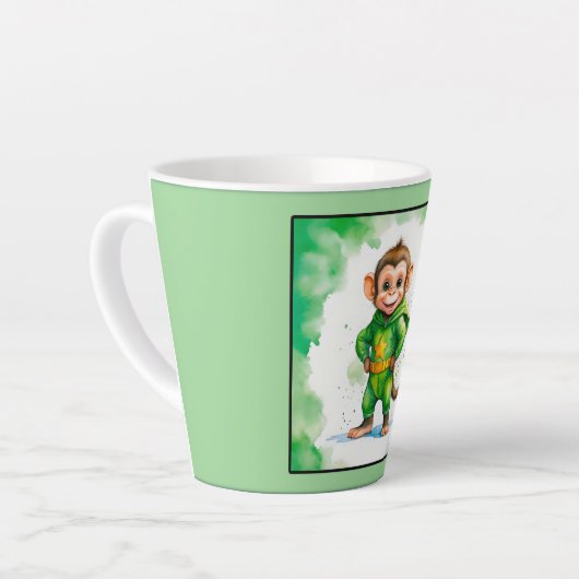 Superaffe, カフェラテマグ (左アングル)