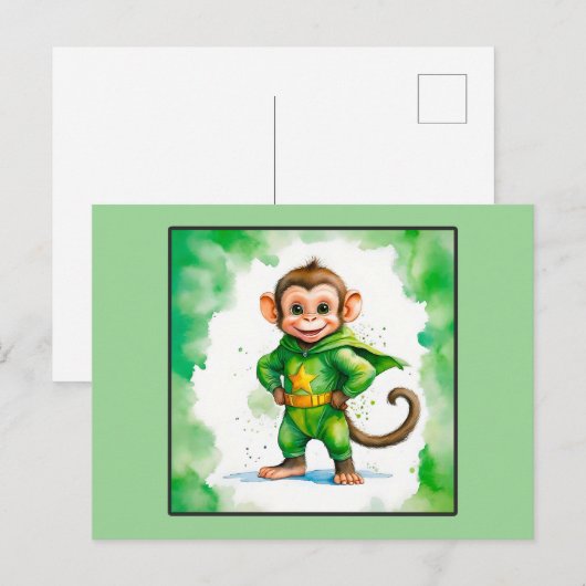 Superaffe シーズンポストカード (正面/裏面)