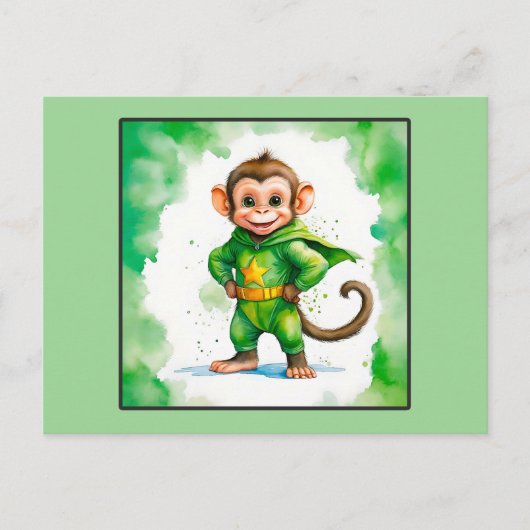 Superaffe シーズンポストカード (正面)