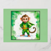 Superaffe, 箔シーズンポストカード (正面)