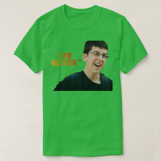 Superbad McLovin I am McLovin Red Tシャツ (デザイン正面)