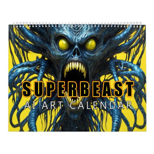 Superbeast AI Art カレンダー (カバー)
