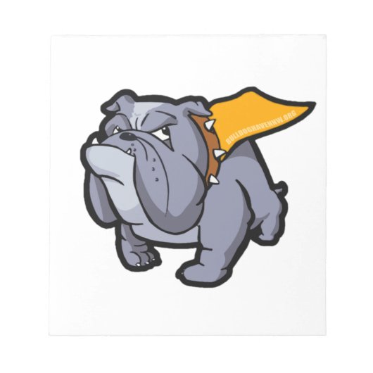 Superbullie (by Bulldog Haven NW) ノートパッド (正面)