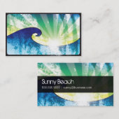 SuperCaliの日没のマリーナ 名刺 (正面/裏面)