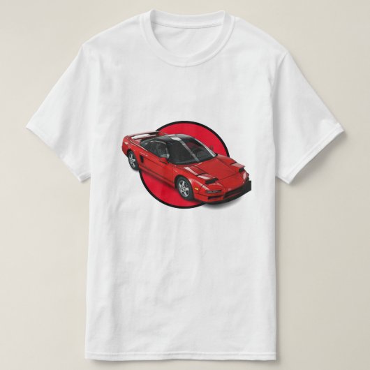 Supercar 日本の NSX Tシャツ (デザイン正面)