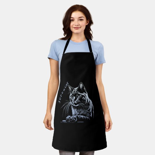 Supercat エプロン (着用した状態)