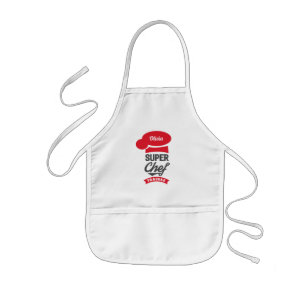 SuperChefのトレイニーはエプロンをからかいます 子供用エプロン