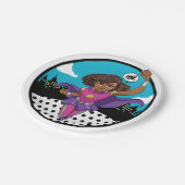 SuperCoco 7インチデザートプレート ペーパープレート (アングル)