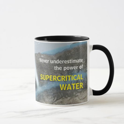 Supercritical Water mug マグカップ (右)