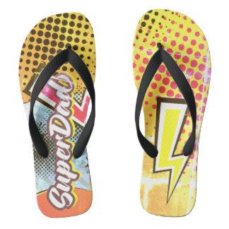 SuperDADの父の日のギフトのビーチのサンダルのヴィンテージ ビーチサンダル