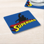 Superdad スクエアペーパーコースター (アングル)