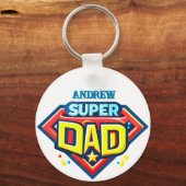 Superdad – ヒロイック・トリビュート・メタル・キーチェーン キーホルダー (正面)