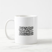 SuperDad...消防士 コーヒーマグカップ (左)