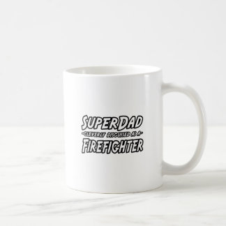 SuperDad...消防士 コーヒーマグカップ