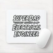 SuperDad...電気技師 マウスパッド (マウス)