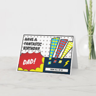 SuperDad Bdayカード カード