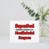 SuperDad...Maxilloface外科医 ポストカード (スタンド正面)