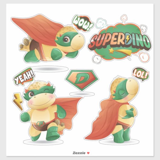 SuperDinosシール シール (シート)