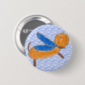 Superdog (Maggie)ボタン 缶バッジ (正面&裏面)