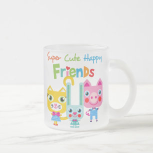 superfriends.png フロストグラスマグカップ