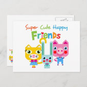 superfriends.png ポストカード (正面/裏面)