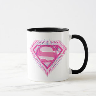 Supergirlのピンクのロゴ マグカップ