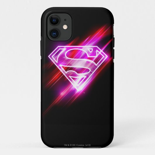 Supergirlのピンク Case-Mate iPhoneケース (裏面)