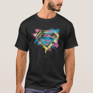 Supergirlのペンキおよびこぼれ Tシャツ