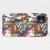 Supergirlの喜劇的なケーパーパターン7 Case-Mate iPhoneケース (裏面(横))