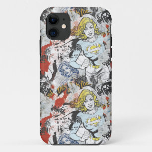 Supergirlの喜劇的なケーパーパターン9 iPhone 11 ケース