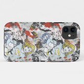 Supergirlの喜劇的なケーパーパターン9 Case-Mate iPhoneケース (裏面(横))