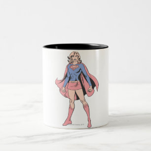 Supergirlの姿勢3 ツートーンマグカップ