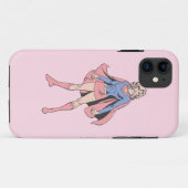 Supergirlの姿勢3 Case-Mate iPhoneケース (裏面(横))