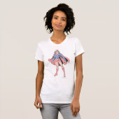 Supergirlの姿勢3 Tシャツ (正面フル)